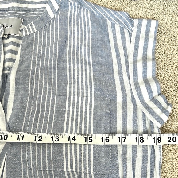 Rails Suri Blue Dusk Striped Linen Dress NWOT - Picture 8 of 10